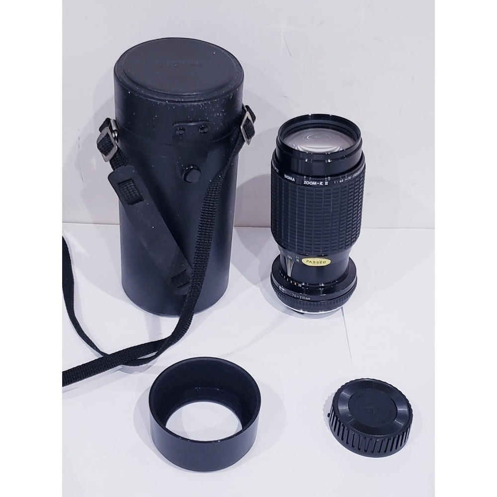 Sigma ZOOM-K II 70-210mm 1:4.5 Multi Coated Lens for Contax - Clean & Works